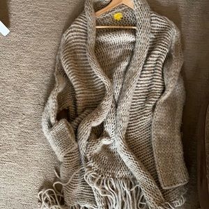 Roberta Roller Rabbit Alpaca Knit Oversized Cardigan